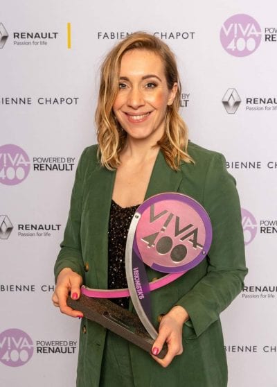 Heleen wint de viva400visionista award